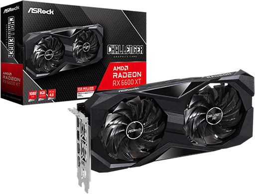 画像ギャラリー No.005のサムネイル画像 / ASrock，RX 6600 XTカード計3製品を発売。価格は5万円台後半から