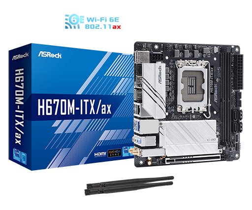 画像ギャラリー No.006のサムネイル画像 / ASRock，ゲーマー向けZ690マザーとH670マザーを1月21日に発売