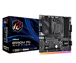 画像ギャラリー No.002のサムネイル画像 / ASRock，MicroATX仕様のゲーマー向けマザー「B550M PG Riptide」を発売