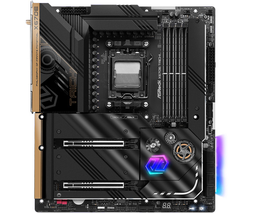 画像ギャラリー No.003のサムネイル画像 / ASRock,「X670E Taichi」などX670E搭載マザーボード計5製品を9月30日に国内発売