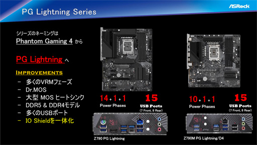 画像ギャラリー No.010のサムネイル画像 / ASRock，Z790搭載ゲーマー向けマザーボード計7製品を国内発表。最上位の「Z790 Taichi」やMini-ITXモデルに注目だ