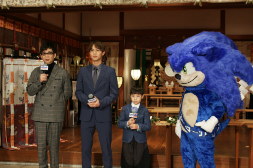 画像ギャラリー No.002のサムネイル画像 / 「ソニック・ザ・ムービー」のヒットを中川大志さん,山寺宏一さん,寺嶋眞秀さんが祈願。亀戸香取神社で行われた“勝運祈願イベント”をレポート