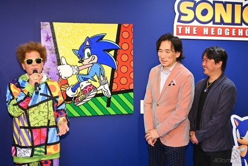 画像ギャラリー No.021のサムネイル画像 / 「ソニック」との初コラボに注目！　ソニックシリーズの飯塚Pも登壇した「Be happy！ ロメロ ブリット来日展」PRESS PREVIEWレポート