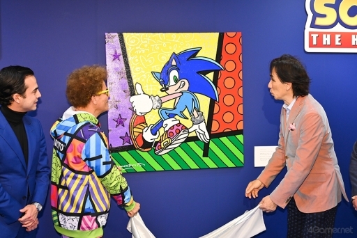 画像ギャラリー No.023のサムネイル画像 / 「ソニック」との初コラボに注目！　ソニックシリーズの飯塚Pも登壇した「Be happy！ ロメロ ブリット来日展」PRESS PREVIEWレポート