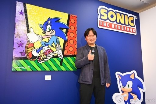 画像ギャラリー No.026のサムネイル画像 / 「ソニック」との初コラボに注目！　ソニックシリーズの飯塚Pも登壇した「Be happy！ ロメロ ブリット来日展」PRESS PREVIEWレポート