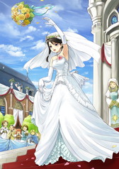 画像ギャラリー No.006のサムネイル画像 / 「アルテイルNEO」,花嫁衣装となった人気キャラクターの着せ替えカードが発売
