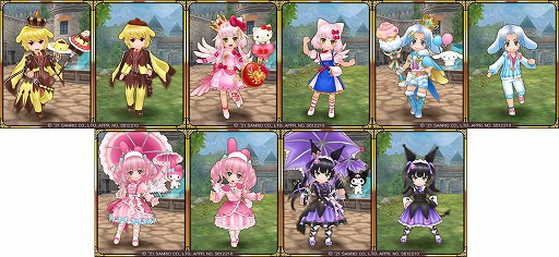 画像ギャラリー No.005のサムネイル画像 / 「エレメンタルナイツR」で“サンリオキャラクターズ”とのコラボが開催