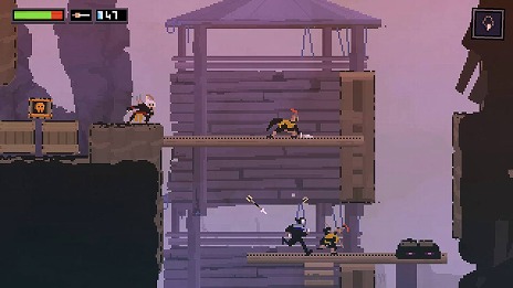 画像ギャラリー No.006のサムネイル画像 / 伝説の銛で戦う2Dアクション「Olija」が本日発売。Devolver Digitalの対象作品所有者はSwitch版が15％オフになる“リリース記念セール”も開催