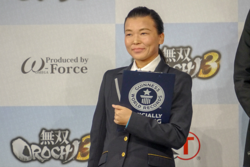 画像ギャラリー No.006のサムネイル画像 / 「無双OROCHI3」の完成発表会レポート。元なでしこジャパン,丸山桂里奈さんの理想にピッタリな武将はまさかの……
