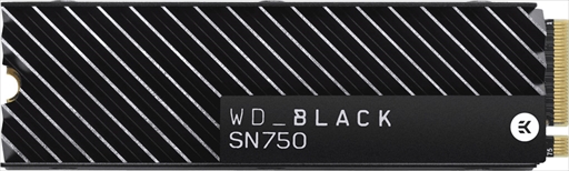 画像ギャラリー No.001のサムネイル画像 / Western Digital製SSD「WD Black SN750 NVMe SSD」のヒートシンク搭載版が5月中旬に発売。2TB，1TB，512GBの3モデル