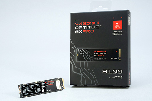 画像ギャラリー No.002のサムネイル画像 / SSDの老舗「Sandisk」がシリーズを一新！　ゲーマー向けSSD「Optimus GX PRO 8100」はアップグレードに最適だ