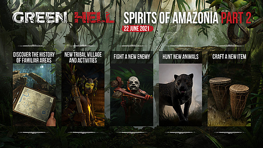 画像ギャラリー No.002のサムネイル画像 / アマゾンでサバイバルする「Green Hell」の最新DLC,「Spirits of Amazonia Part 2」の配信がスタート。Steamでは期間限定のセールを実施中