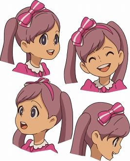 画像ギャラリー No.002のサムネイル画像 / アニメ「レイトン ミステリー探偵社」，ももいろクローバーZが演じるキャラクターの設定画を公開