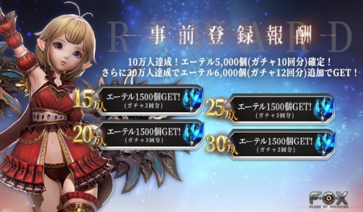 画像ギャラリー No.002のサムネイル画像 / 「FOX-Flame Of Xenocide-」の事前登録者数が25万人突破。一部のゲーム内BGMを公開
