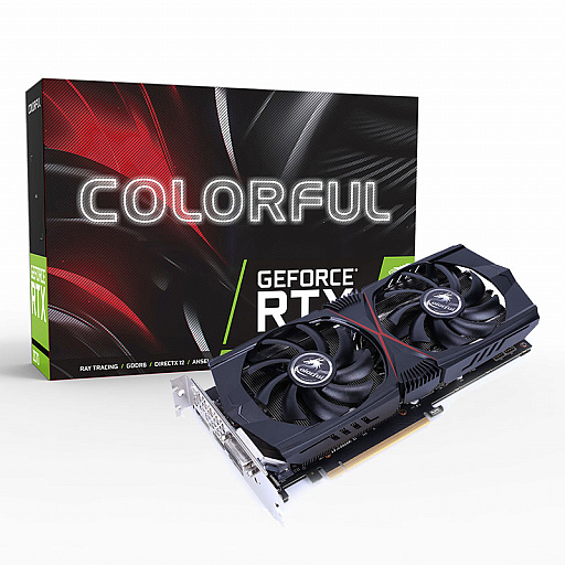 画像ギャラリー No.001のサムネイル画像 / Dual-link DVI-D出力を備えたRTX 2060搭載のColorful製グラフィックスカードが登場