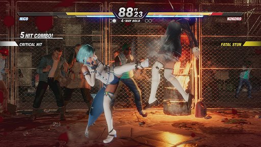 画像ギャラリー No.004のサムネイル画像 / 「DEAD OR ALIVE 6」のプレイレポートをお届け。対戦格闘ゲームとしての完成度を高めつつ,初心者も入りやすい内容に