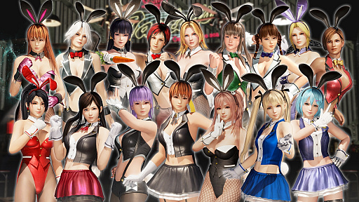 画像ギャラリー No.017のサムネイル画像 / 「DEAD OR ALIVE 6」,復刻「うさぴょんコスチューム」が配信。プレミアムチケットの導入は10月29日に決定
