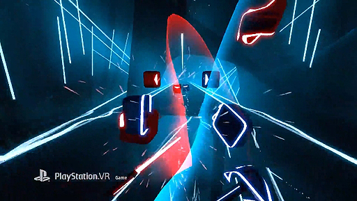 画像ギャラリー No.003のサムネイル画像 / ［E3 2018］ PS VR向けリズムゲーム「BEAT SABER」が発表。迫り来るオブジェクトをライトセーバーで捌いていく人気作