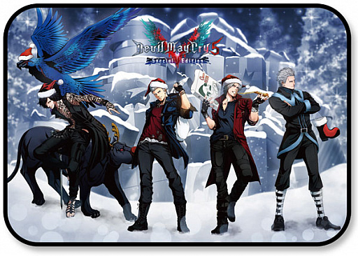 画像ギャラリー No.008のサムネイル画像 / 「デビル メイ クライ 5」,クリスマス限定ビジュアルを使用したグッズがカプコンストアと“カプとれ”に登場