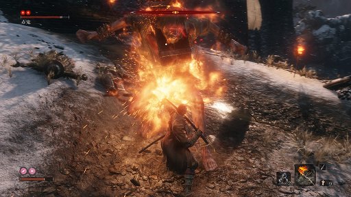 画像ギャラリー No.018のサムネイル画像 / 「SEKIRO: SHADOWS DIE TWICE」レビュー。刃と刃が激しくぶつかり合う,緊張感と達成感の溢れる戦闘システムが最高だ