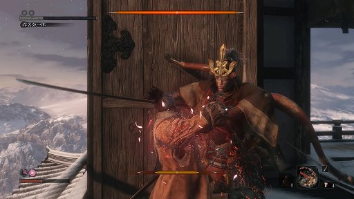 画像ギャラリー No.031のサムネイル画像 / 「SEKIRO: SHADOWS DIE TWICE」レビュー。刃と刃が激しくぶつかり合う,緊張感と達成感の溢れる戦闘システムが最高だ