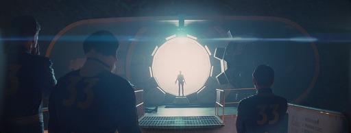 画像ギャラリー No.001のサムネイル画像 / Vault 33が登場か。TVドラマ版「Fallout」，最新画像を公開。光指すシェルターの入り口に，謎のシルエットが浮かぶ