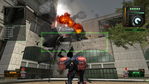 画像ギャラリー No.007のサムネイル画像 / 本日発売「METAL WOLF CHAOS XD」を紹介。独特なノリや突き抜けた作風だけではなく，純粋なアクションゲームとしても魅力的な作品だ