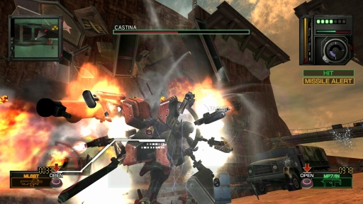 画像ギャラリー No.012のサムネイル画像 / 本日発売「METAL WOLF CHAOS XD」を紹介。独特なノリや突き抜けた作風だけではなく，純粋なアクションゲームとしても魅力的な作品だ