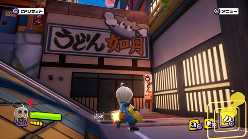 画像ギャラリー No.023のサムネイル画像 / 「ニンジャラ」シーズン2で登場した，滑走が爽快な新ガムウェポン「ボード」タイプや作り込みの細かな温泉街シノビシティなどの新要素を解説