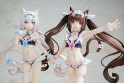 画像ギャラリー No.012のサムネイル画像 / 「ネコぱら」,ショコラとバニラのメイド水着ver.フィギュアが登場。予約受付開始