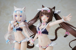 画像ギャラリー No.014のサムネイル画像 / 「ネコぱら」,ショコラとバニラのメイド水着ver.フィギュアが登場。予約受付開始