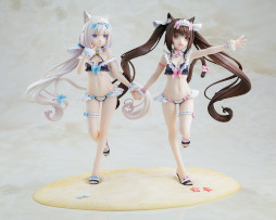 画像ギャラリー No.016のサムネイル画像 / 「ネコぱら」,ショコラとバニラのメイド水着ver.フィギュアが登場。予約受付開始