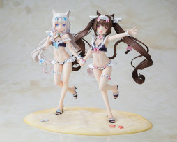 画像ギャラリー No.019のサムネイル画像 / 「ネコぱら」,ショコラとバニラのメイド水着ver.フィギュアが登場。予約受付開始