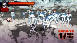 画像ギャラリー No.001のサムネイル画像 / 「キルラキル ザ・ゲーム -異布-」のストーリーモードが一部公開。プラクティスモードにはカバーズをなぎ倒す「100体チャレンジ」などを収録
