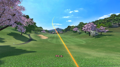 画像ギャラリー No.031のサムネイル画像 / 「みんなのGOLF VR」のインプレッションをお届け。眼前に広がるゴルフ場で，コントローラをスイングするリアルなゴルフ体験が楽しめる