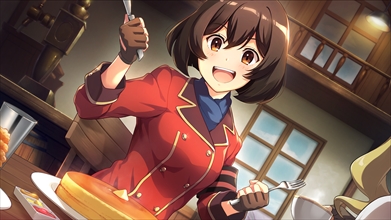 画像ギャラリー No.003のサムネイル画像 / 「荒野のコトブキ飛行隊」,ゲームオリジナルキャラクターとなる「ハルカゼ飛行隊」の6人が公開