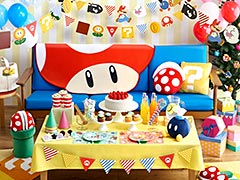 「スーパーマリオ」モチーフの「ホーム＆パーティグッズ」が12月上旬に発売へ。トレーやプレート，ガーランドなど全24種類