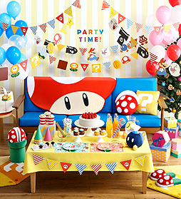 画像ギャラリー No.005のサムネイル画像 / 「スーパーマリオ」モチーフの「ホーム＆パーティグッズ」が12月上旬に発売へ。トレーやプレート，ガーランドなど全24種類