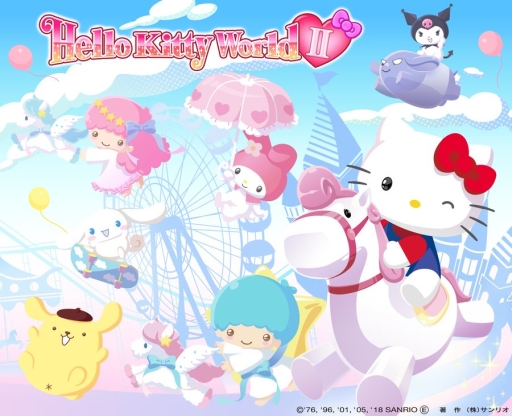 画像ギャラリー No.001のサムネイル画像 / スマホ向け箱庭ゲーム「ハローキティワールド2」がリリース。サンリオキャラの着せ替え&オリジナル遊園地を作って楽しもう
