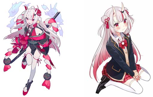 画像ギャラリー No.002のサムネイル画像 / 「カプとれ」，VTuber「百鬼あやめ」とのコラボを11月4日にスタート。描きおろしイラストによる景品が登場