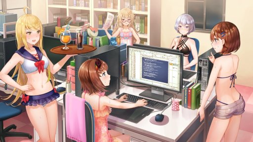 画像ギャラリー No.013のサムネイル画像 / 工画堂スタジオの新作「夢現Re：Master」レビューを掲載。ゲーム制作現場の光と影を描いた，百合百合“お仕事”アドベンチャーゲーム