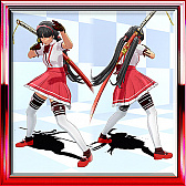 画像ギャラリー No.013のサムネイル画像 / 彩，咲，レイが新衣装をまとって大暴れする，「お姉チャンバラORIGIN」のDLC第2弾が本日配信開始
