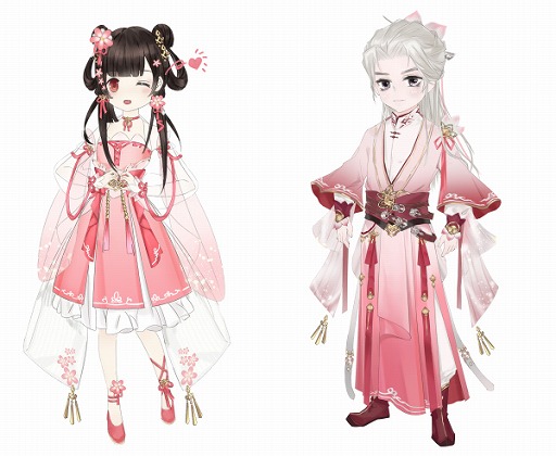 画像ギャラリー No.003のサムネイル画像 / 「謀りの姫:Pocket」,新UR従者「貂蝉」や限定皇子衣装「乱れ咲く桃」が登場