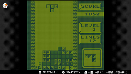 画像ギャラリー No.010のサムネイル画像 / ゲームボーイ版「テトリス」は，現在の基準だと激ムズ？ 当時のスタンダードが“鬼仕様”になった7つの理由