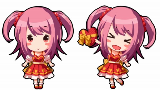 画像ギャラリー No.002のサムネイル画像 / 「リトルリッチマン」，バレンタイン限定キャラクター「こころちゃん」が登場