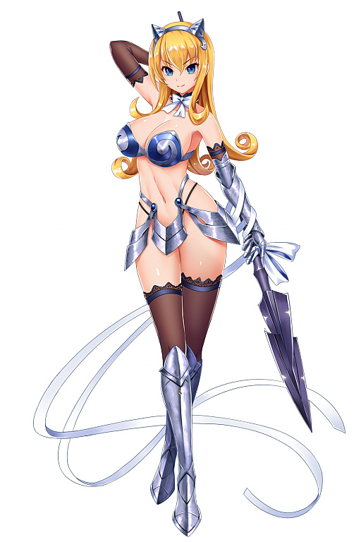 画像ギャラリー No.009のサムネイル画像 / 「クイーンズブレイド WHITE TRIANGLE」,新たに描き下ろされた美闘士のビジュアルが公開。キャンペーンの続報も