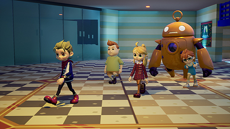 画像ギャラリー No.009のサムネイル画像 / タイムトラベルを扱うRPG「DESTINY CONNECT」，登場キャラ達や，戦闘の要となるメカ「アイザック」の能力に関する情報が公開に