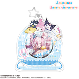 画像ギャラリー No.006のサムネイル画像 / 「アークナイツ」,「サンリオキャラクターズ」コラボグッズの受注販売を開始。ハローキティたちが登場するドリーミーなイラストを使用
