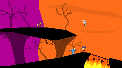 画像ギャラリー No.004のサムネイル画像 / カラフルな世界で戦う「Runbow」がPS4とSwitchで2018年12月13日より配信。“色の変化”が重要となるプラットフォームアクション
