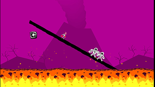 画像ギャラリー No.003のサムネイル画像 / 「Runbow」(PS4/Switch)の配信が本日スタート。背景色の変化に注意しつつ戦う,カラフルな2Dプラットフォームアクション